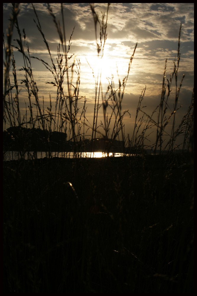 Erst abends kam die Sonne