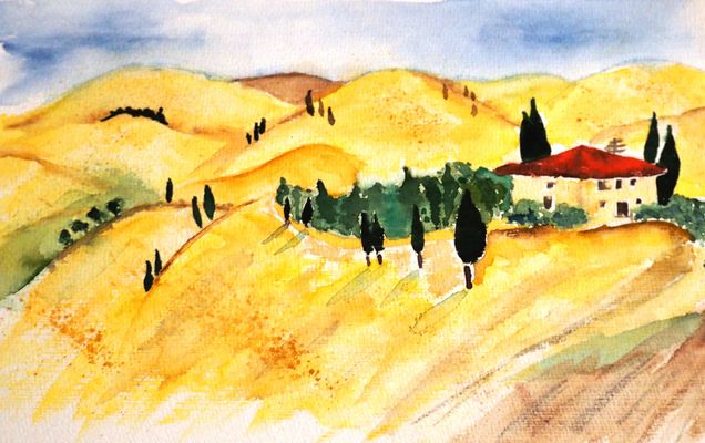 Erst malen - dann Fotografieren