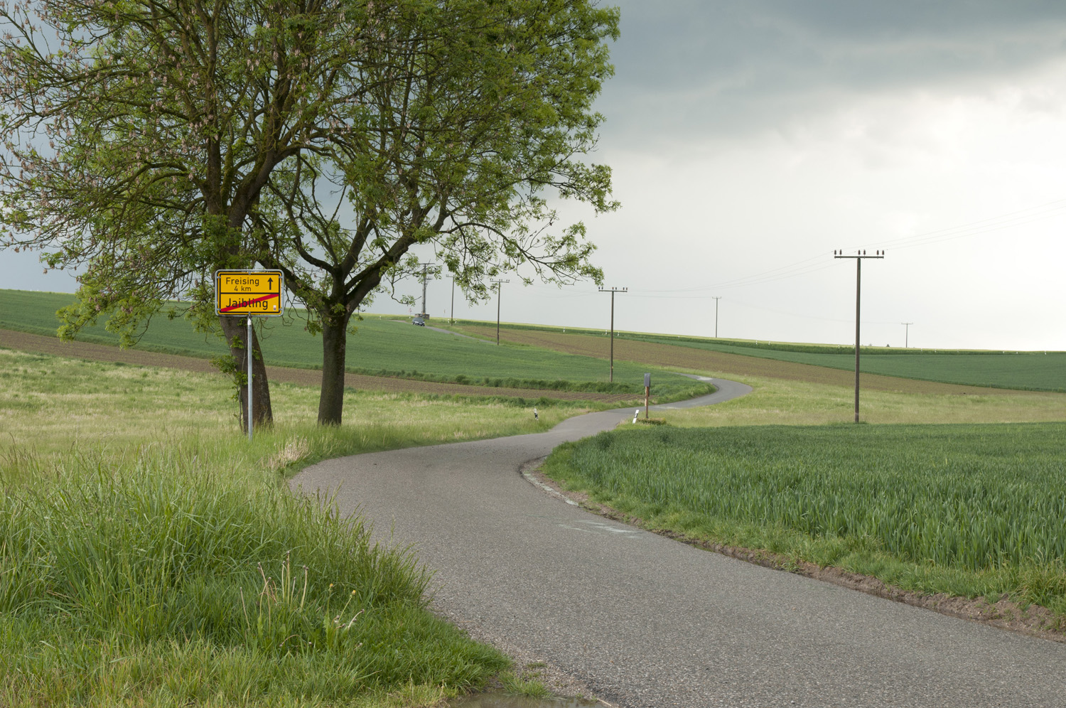 Erst sah alles normal aus auf dem Weg nach Freising...