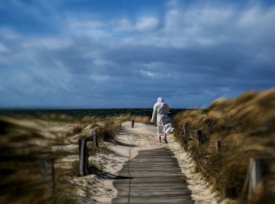 Erst Sauna... dann Ostsee...
