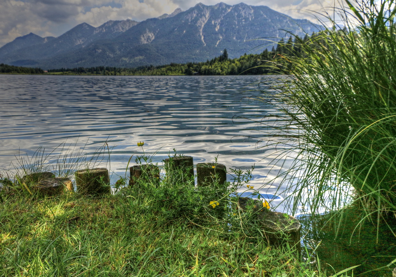 Erst schwimmen, dann klettern.