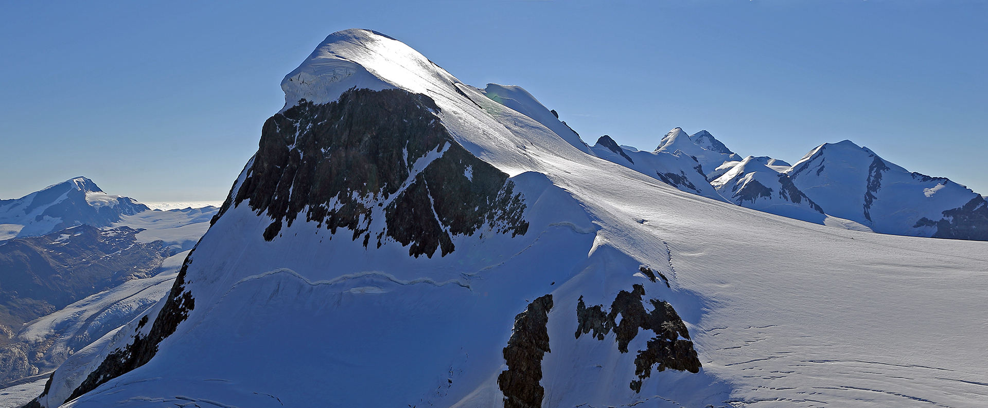 Erst seit 2015 kenne ich diesen herrlichen Blick vom Breithorn...