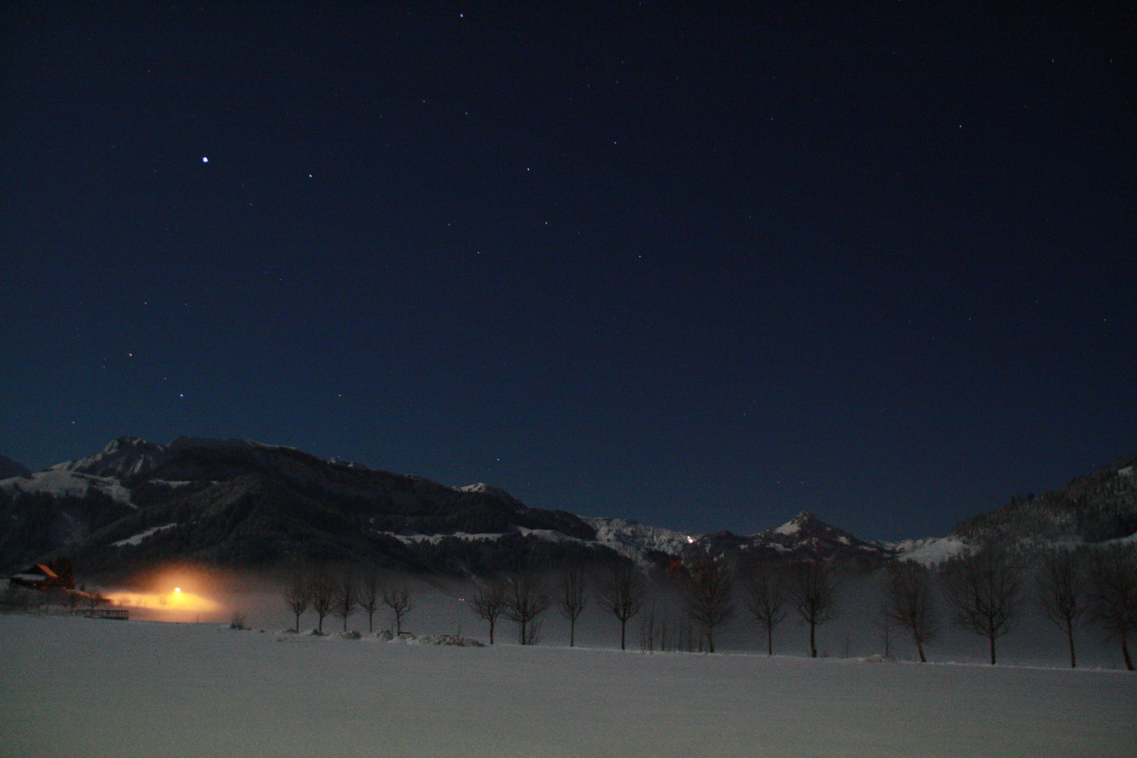 erst versuche bei vollmond