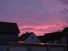 erstaunliche Farbe des Sonnenaufgangs