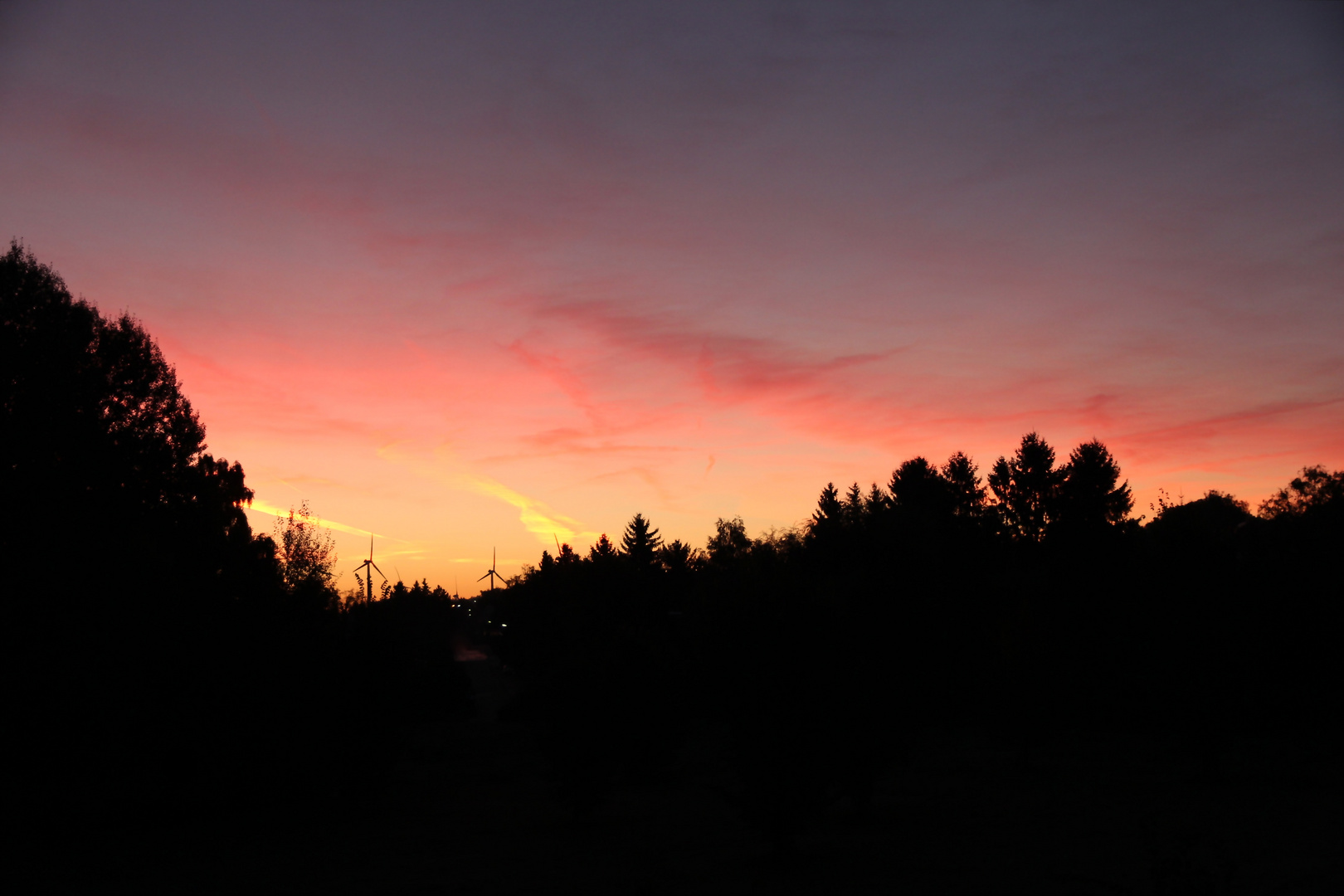 Erstaunlicher Sonnenaufgang