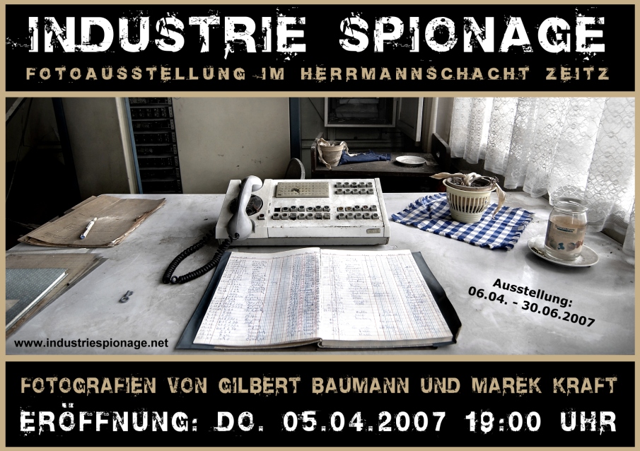 Erste Austellung: Industrie Spionage