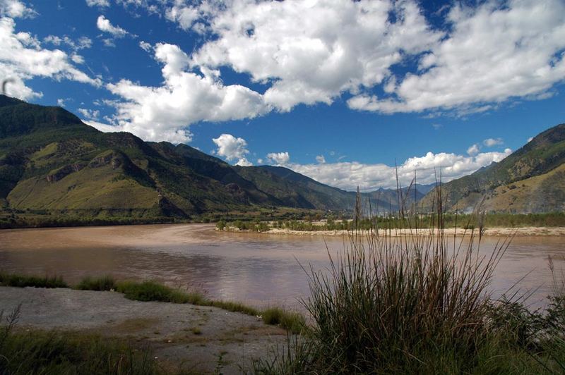 Erste Biegung des Yangtse Jiang