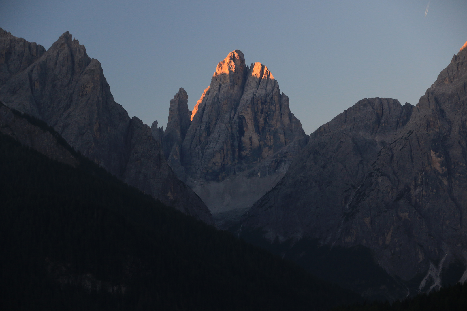 erste Morgensonne am Zwölfer