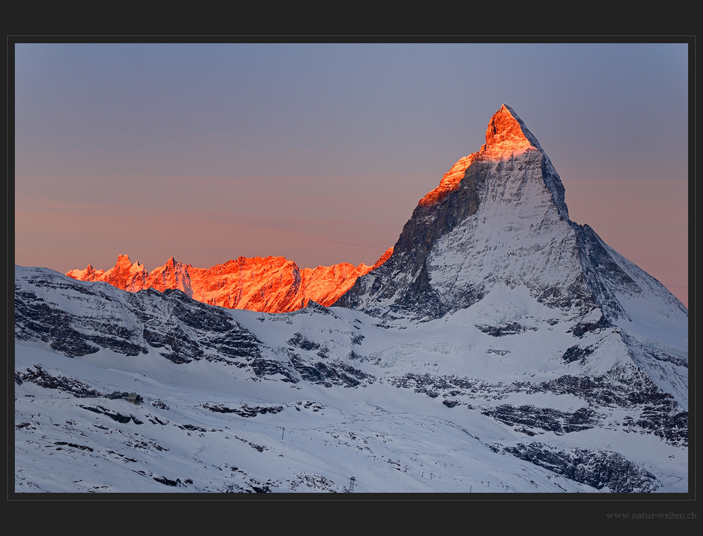 Erste Sonne am Hörnli