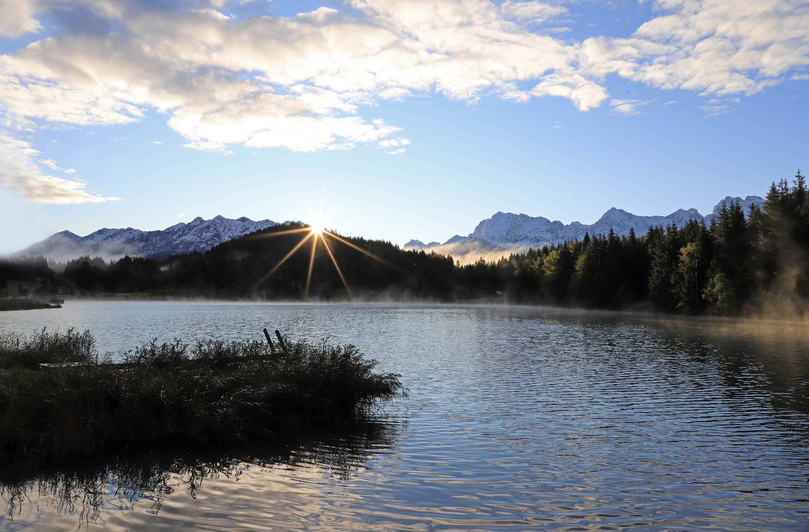 Erste Sonnenstrahlen