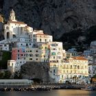 erste Sonnenstrahlen auf Amalfi