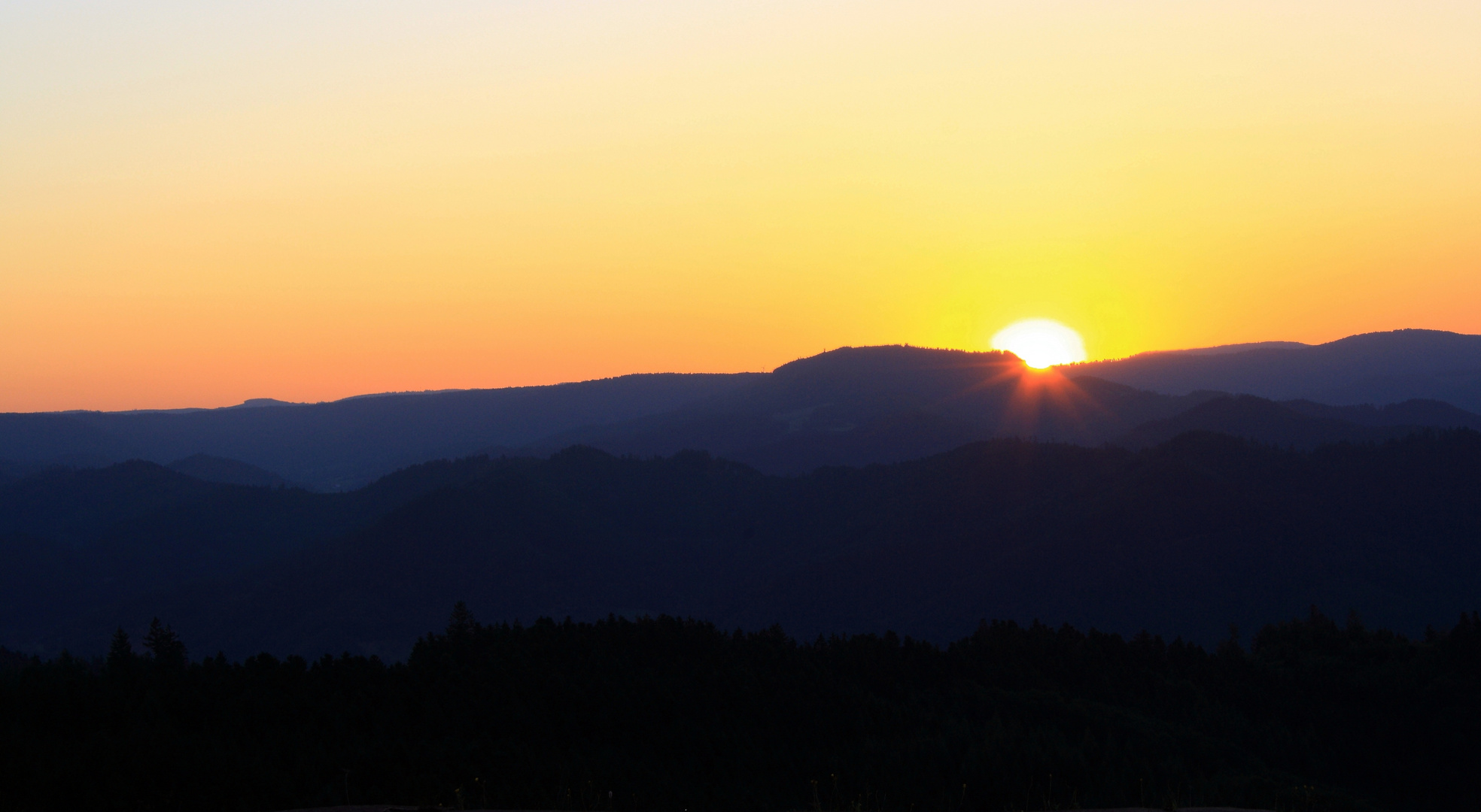 Erste Sonnenstrahlen..