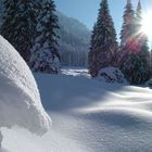 Erste Tour mit der S7000; Oberstdorf -10°C