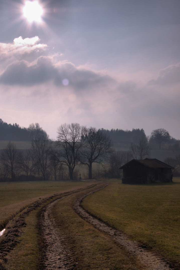 erste warme Sonnenstrahlen