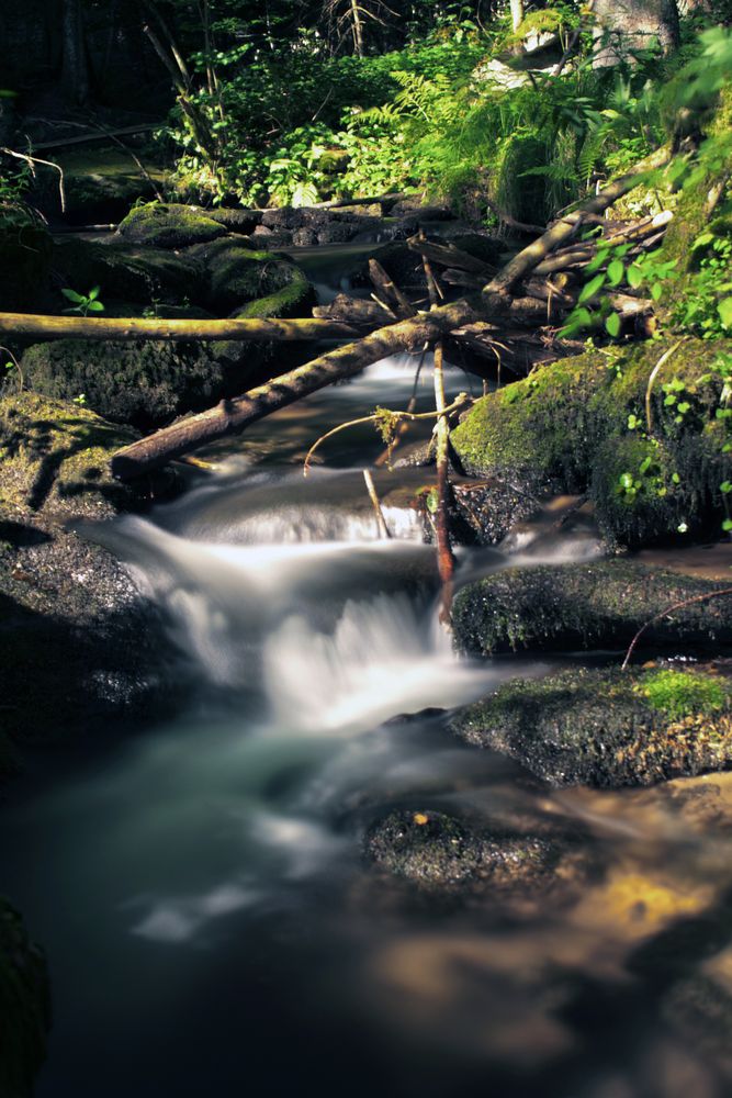 Erste Wasser Langzeitbelichtung