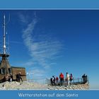 Erste Wetterstation auf dem Säntis