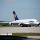 Erster A380 von Lufthansa..