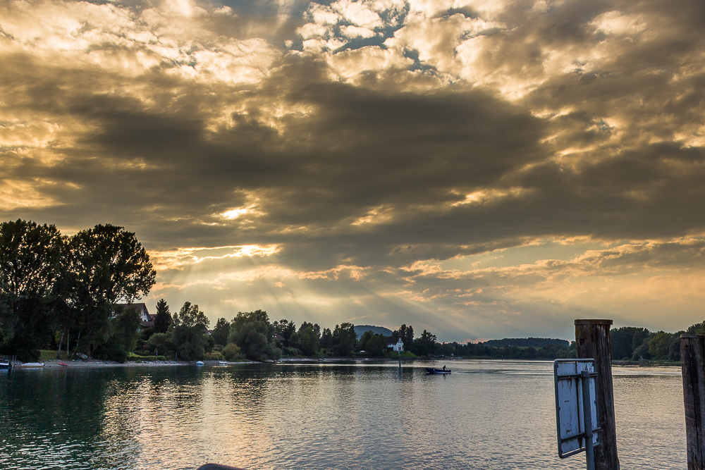 Erster Abend in Stein am Rhein