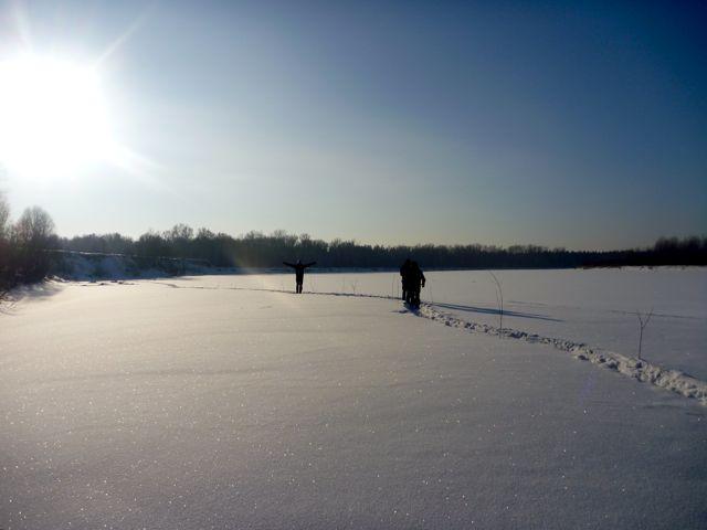 Erster Ausflug - Winter Trekking in Siberia