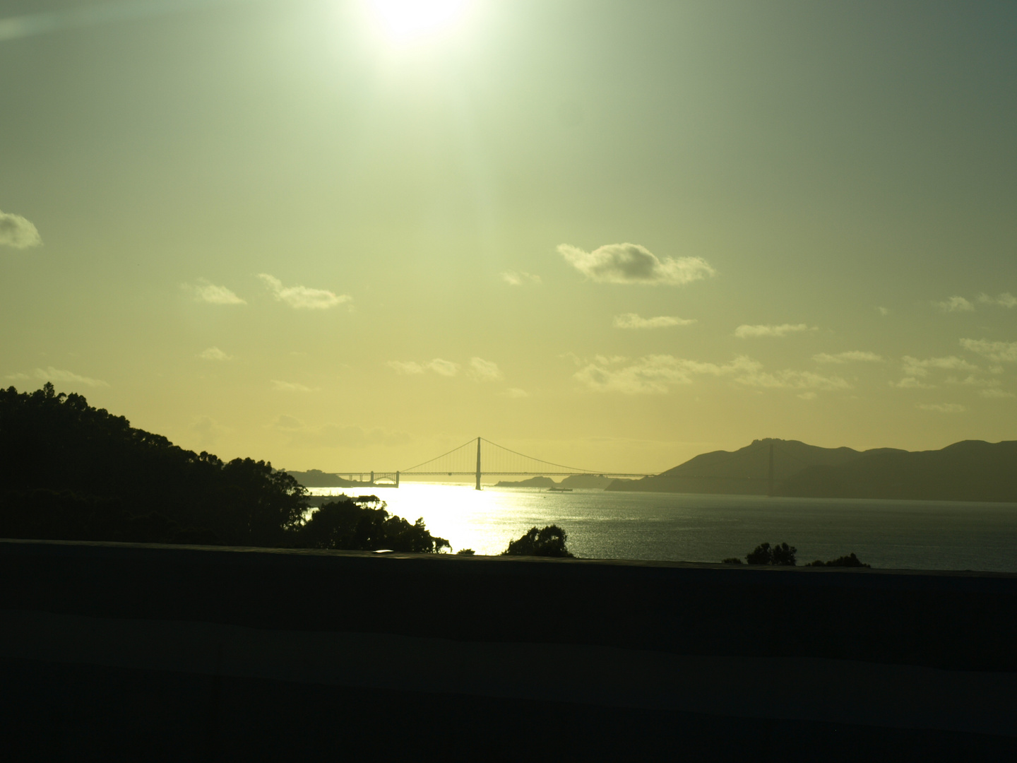 erster Blick auf die Golden Gate