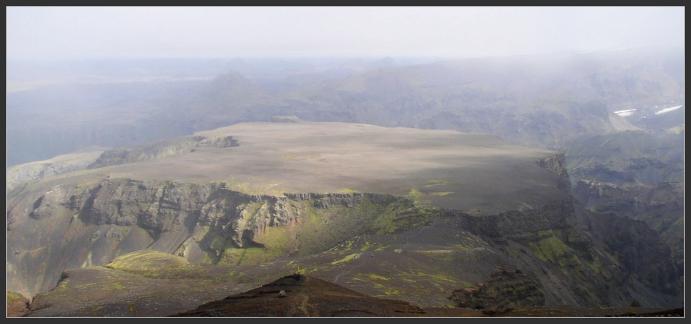 Erster Blick zur Mórinsheiði