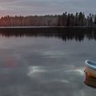 Erster Frost am See.