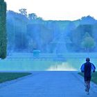 Erster Frühnebel im Schlosspark von Versailles