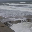 Erster Herbststurm auf Borkum