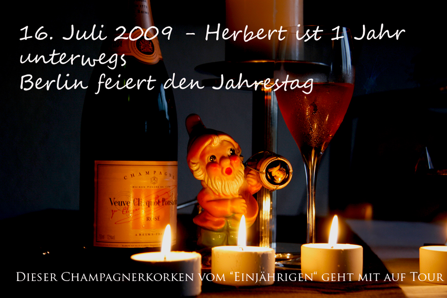 Erster Jahrestag  "Herbert ist unterwegs" 16.07.2009