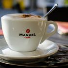 Erster Kaffee im Freien 2015