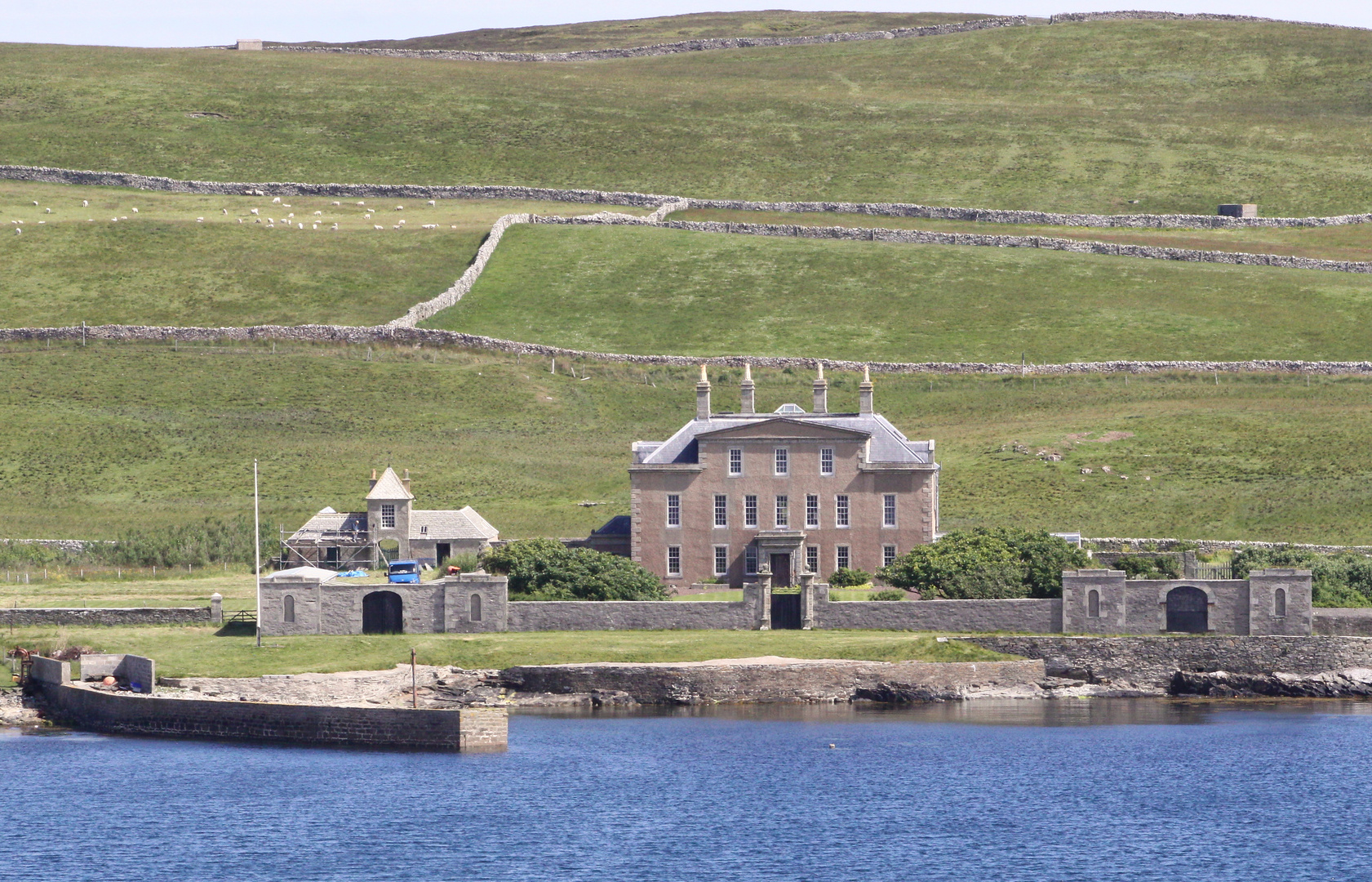 erster Landaufenthalt Lerwick