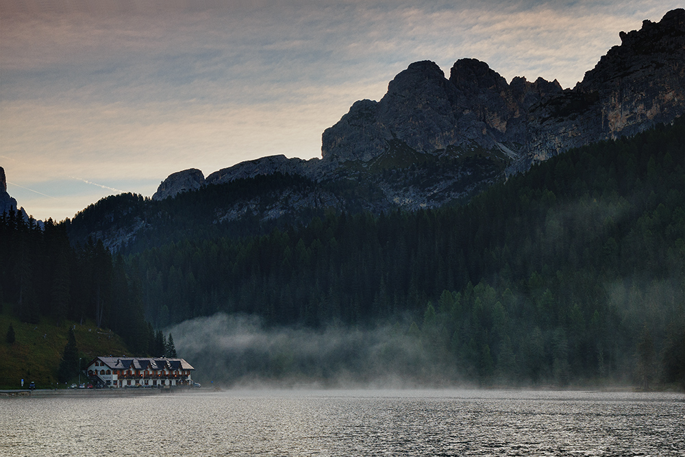 Erster Morgen am Misurinasee