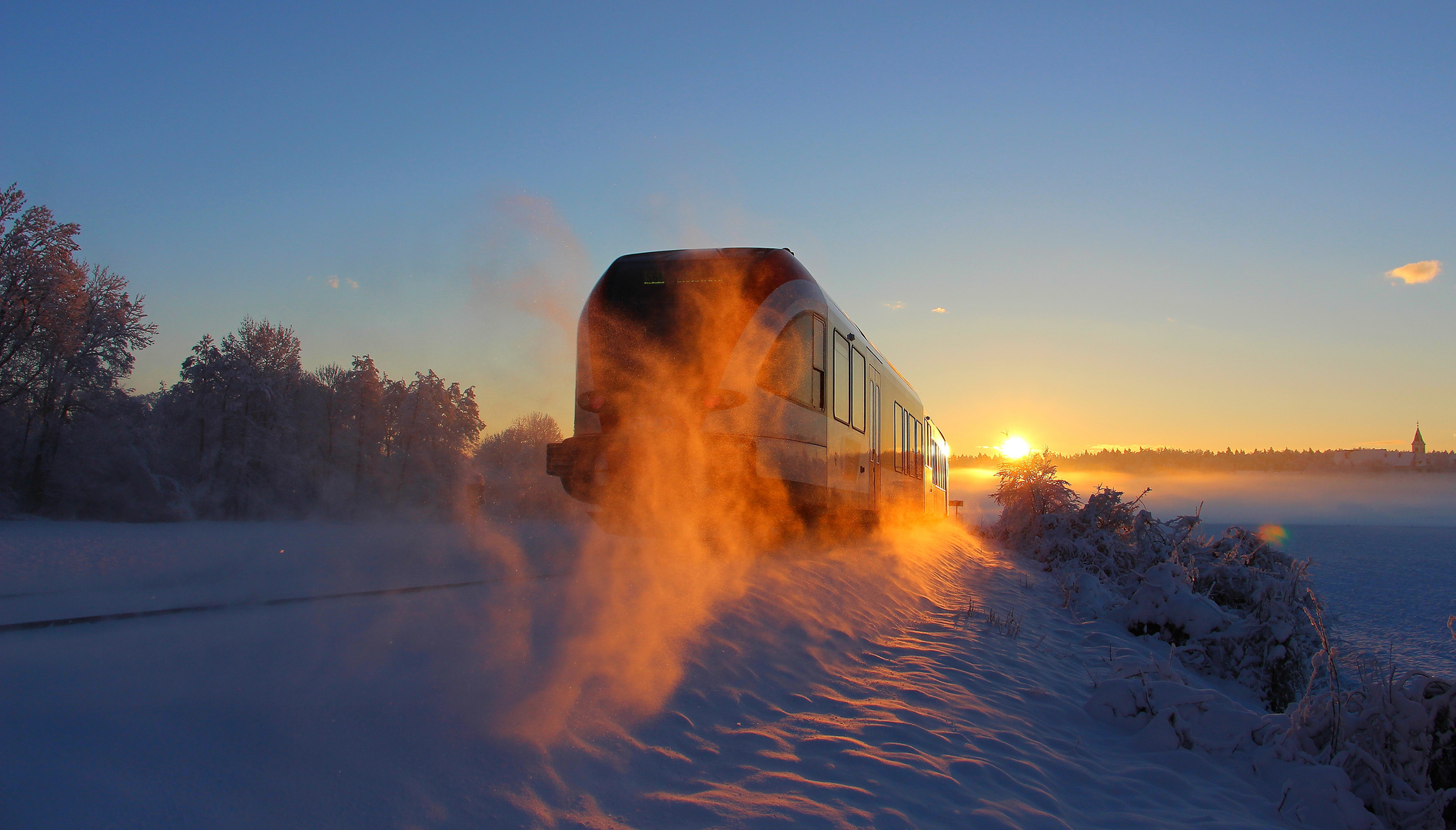 Erster Schnee 2014 in St.Peter im Sulmtal