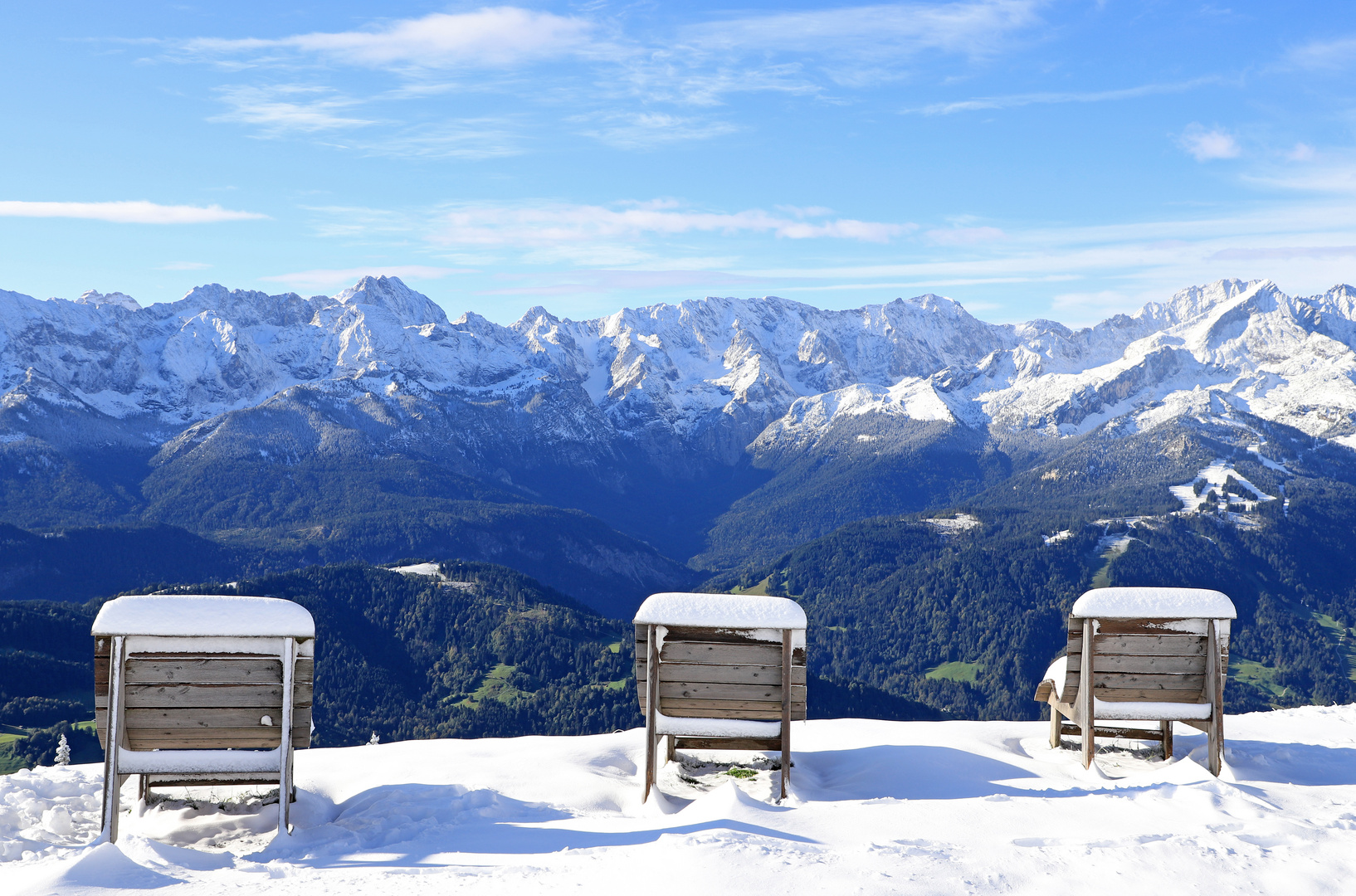 Erster Schnee 2020/2021 in den Bergen