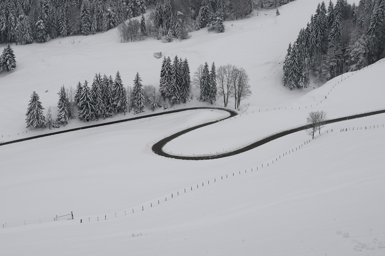 Erster Schnee am Scheltenpass