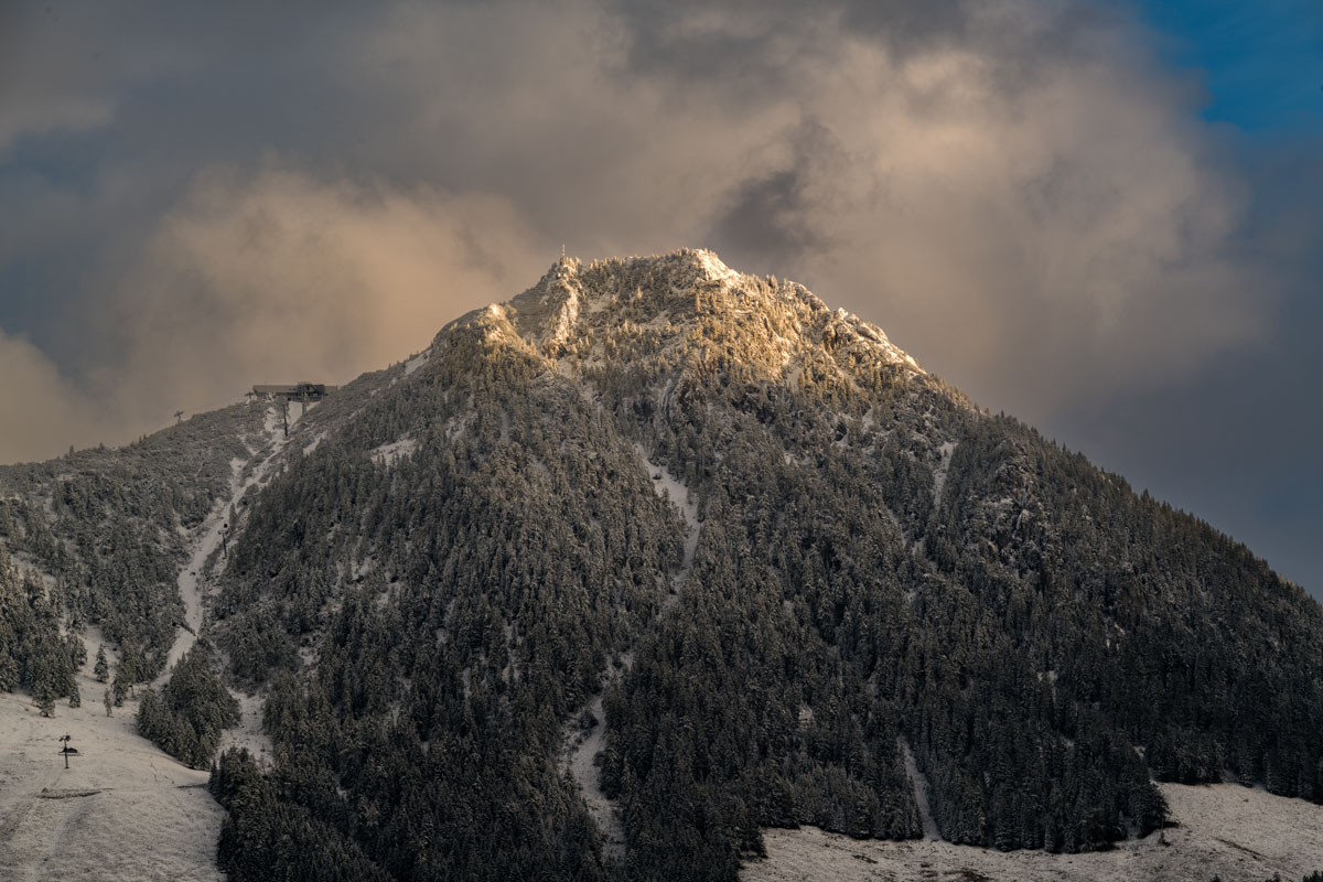 Erster Schnee auf dem Jenner