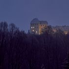 Erster Schnee auf der Festung Königstein