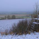 erster Schnee, Blick vom Hutsberg