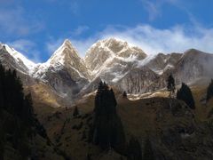 Erster Schnee im Allgäu