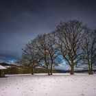 Erster Schnee im blauen Ländchen