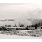 Erster Schnee im Erzgebirge