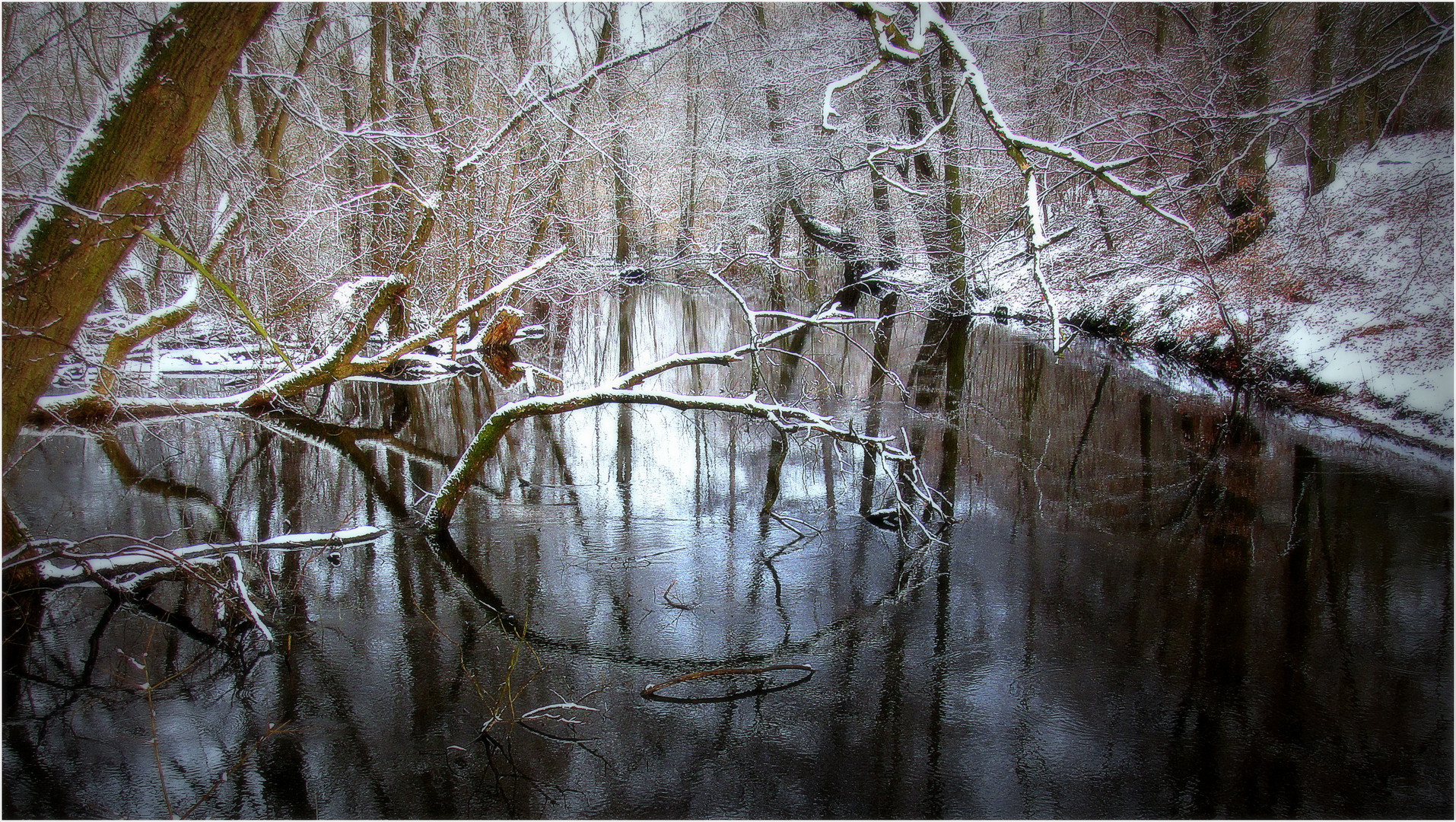 Erster Schnee im Fließtal