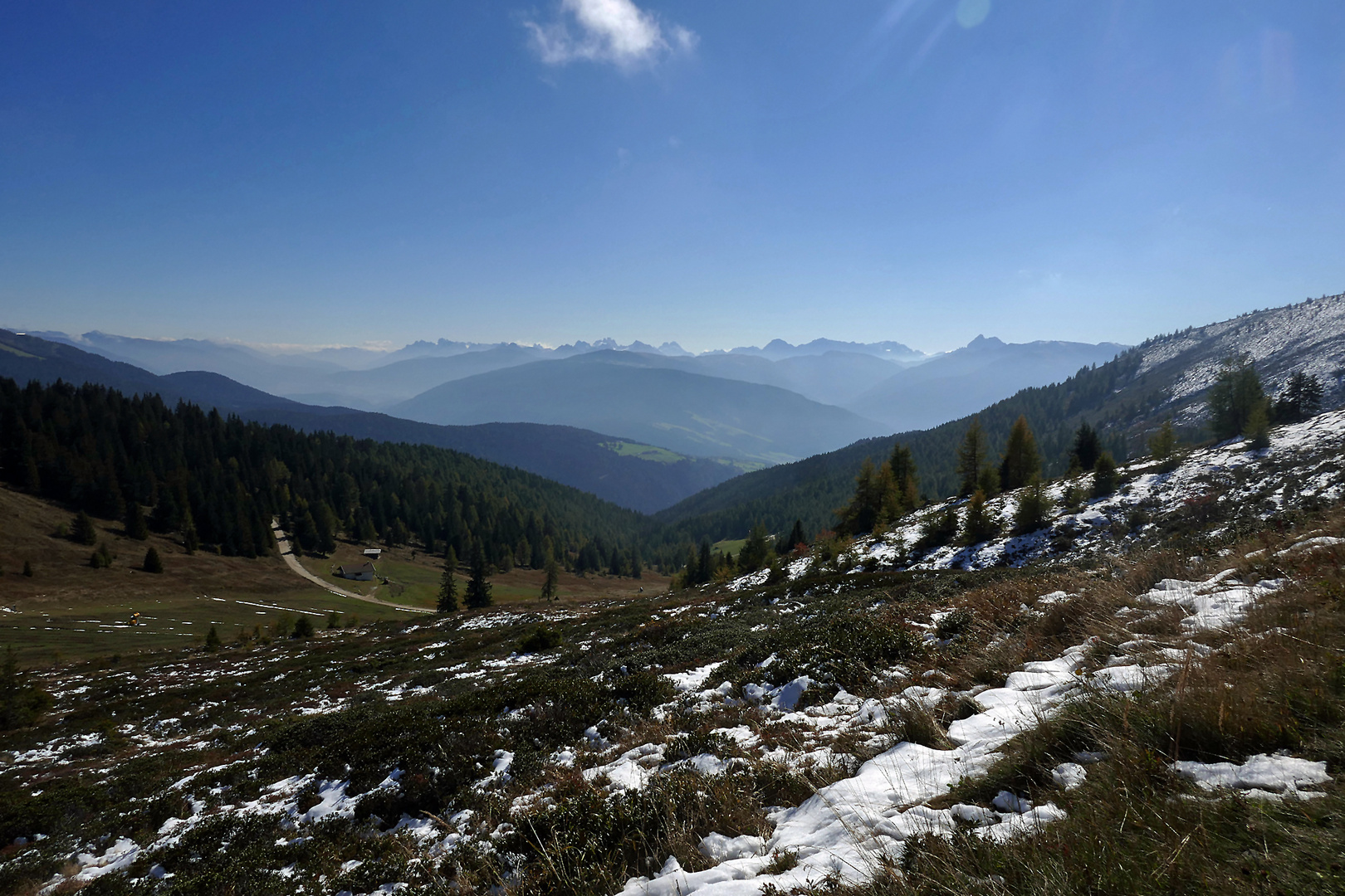 Erster Schnee im Oktober