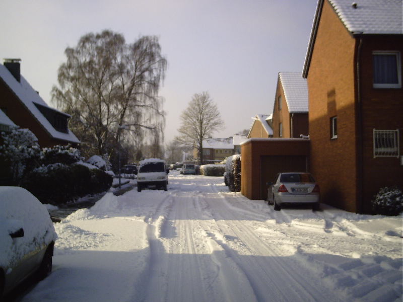 Erster Schnee in 2010 am Niederrhein (1)
