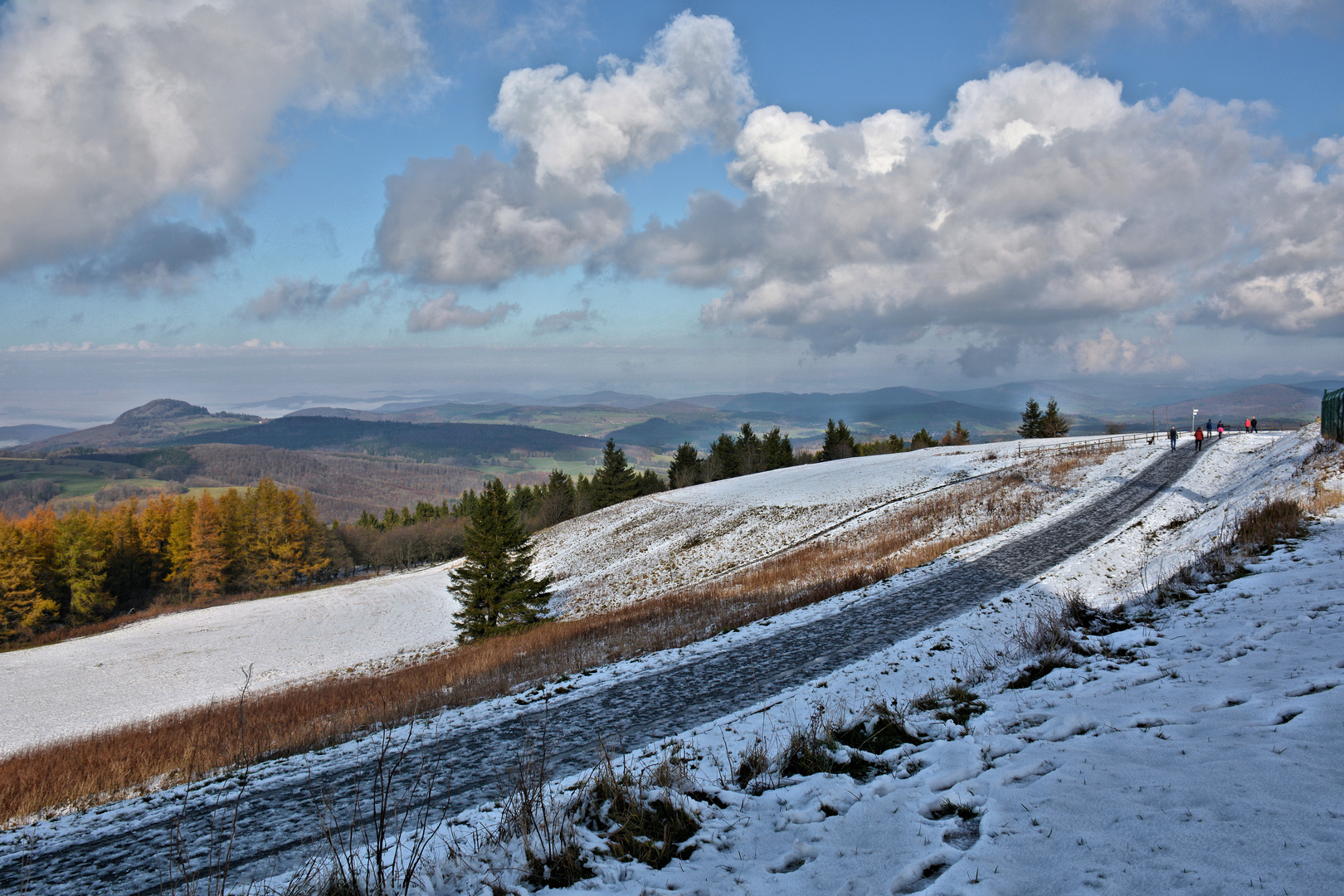 erster Schnee in der Rhön