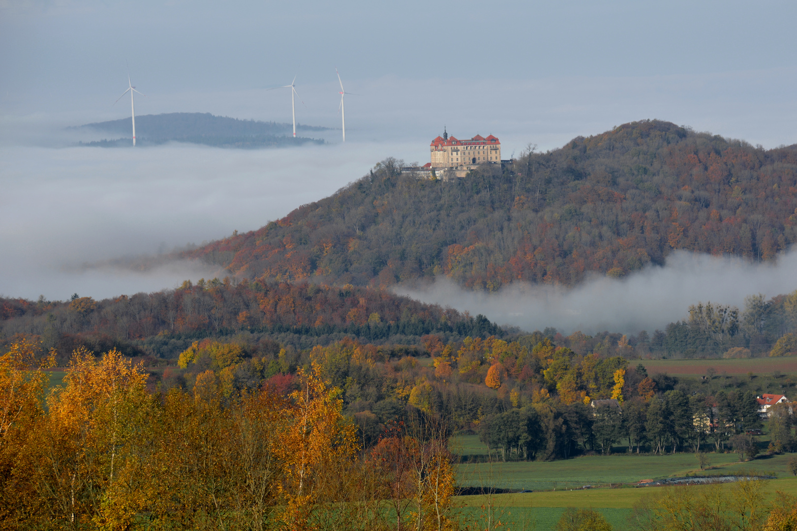 erster Schnee in der Rhön