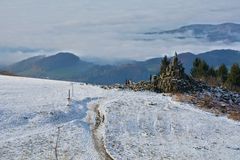 erster Schnee in der Rhön