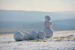 erster Schnee in der Rhön