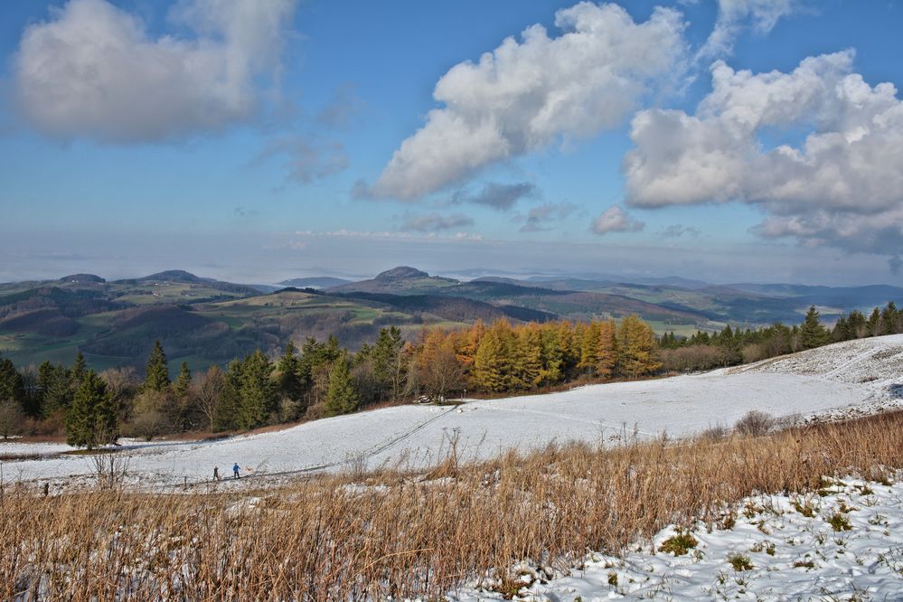 erster Schnee in der Rhön