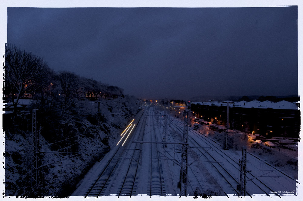 Erster Schnee in Vohwinkel